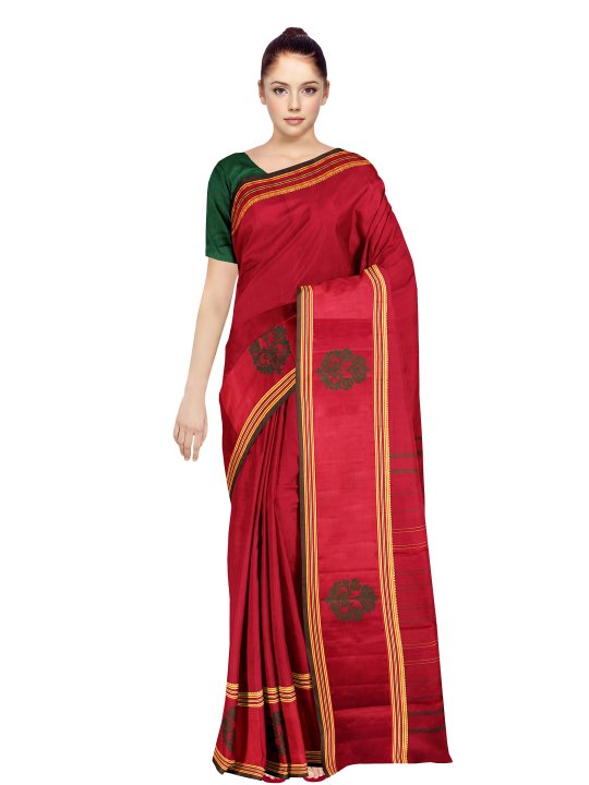 Arani Silk Saree with Blouse05