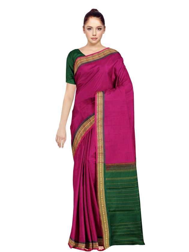 Arani Silk Saree with Blouse07