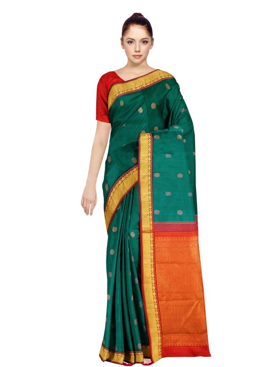 Arani Silk Saree with Blouse03